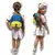 Mochila chica infantil Perro fluor 20x30cm