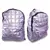 Mochila metalasse metalizado varios colores 30x40cm
