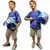 Mochila chica infantil Perro Azul 20x30cm