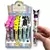 Lapicera retractil x8 colores Kuromi