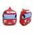 Mochila chica infantil Colectivo varios colores 24x28cmcm - comprar online