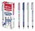 Lapicera borrable Filgo Borrax Se tinta azul goma fricción x 12 unidades caja