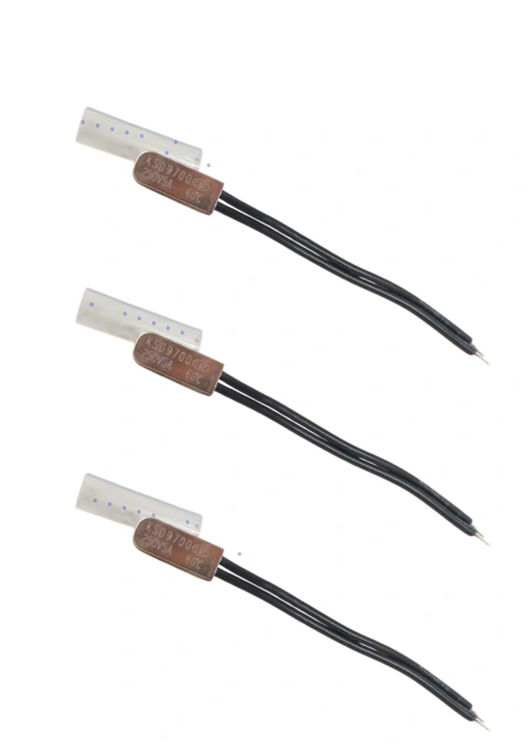 Termostato Bimetalico De 5a Nc 60 Grados 3pzs