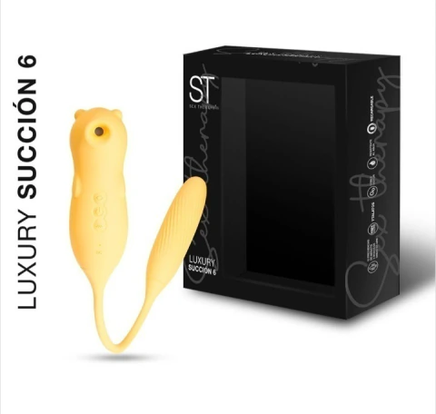 Vibrador con succionador de clítoris