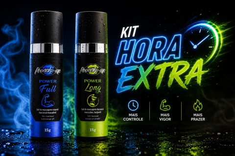 Kit hora extra + tempo + vigor (power long + power full)