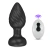 Plug vibratório c/ led e controle - comprar online