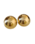 BRINCO ESFERA | PRATA COM OURO AMARELO 18K - comprar online