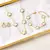 colar, brinco e pulseira TREVO conjunto banhada a ouro 18k na internet
