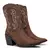 Bota Feminina Country Bico Fino Bordada Texana