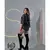 Imagem do Conjunto Feminino Short/Saia e Poncho