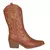 Bota Texana Feminina Cano Alto Salto Médio Western Bordada - loja online
