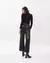 Jean Negro Oxido Localizado Wide Leg - comprar online