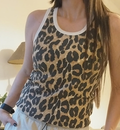 Musculosa animal print - comprar online