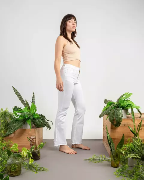 Pantalón Gabardina Oxford Poseidon Blanco