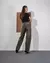Pantalón Jean Ballooon Tini Marrón - comprar online