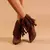 Bota Cano Curto Franja - comprar online