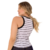 Blusinha Feminina Suede Regata Estampada Branca - comprar online