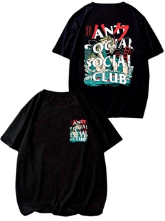 Camiseta Anti-Social Oversized - Allpump Store - Roupas e Vestuário 