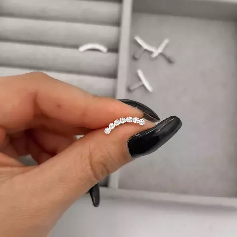 Piercing Cluster Flor Cravejada