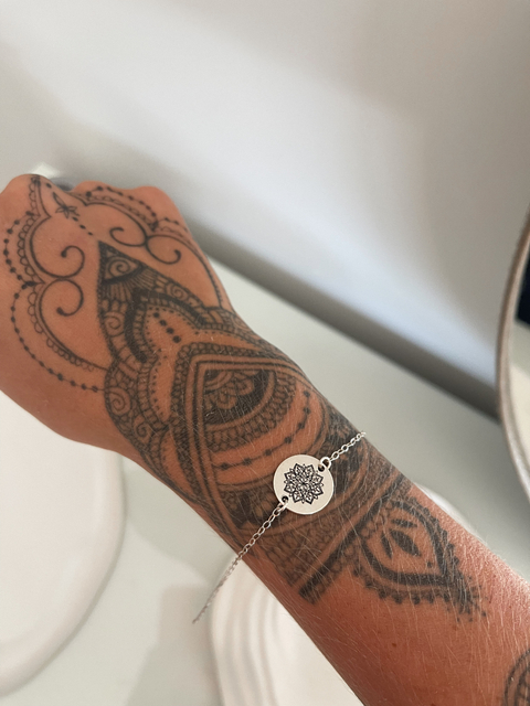 Pulseira Medalha Mandala