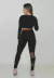 Cropped Calça Legging Detalhe Transparente Conjunto Fitness | REF: LX84 na internet