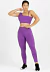 Conjunto Cropped Alcinha Detalhe Nas Costas+ Calça Legging Roxo Conjunto Metamorfose | REF: MTF16