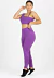 Conjunto Cropped Alcinha Detalhe Nas Costas+ Calça Legging Roxo Conjunto Metamorfose | REF: MTF16 - Essência Feminina