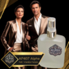 Frasco de perfume AP407 Alpha, inspirado no Vanille Fatale, com design sofisticado e elegante.