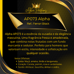 Perfume AP073 Alpha – Inspirado no Ferrari Black - comprar online