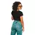 Camisa Feminina Baby Look Lisa na internet