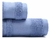 JUEGO DE TOALLA Y TOALLON PREMIUM AZUL