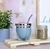 MATE RAICES CELESTE CON BOMBILLA - comprar online