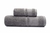 JUEGO DE TOALLA Y TOALLON PREMIUM GRIS - KALISA HOME