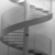 Escada em Espiral com Guarda-Corpo Ornamental - comprar online