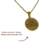 Colar Personalizado - Medalha M Aço Inox (Leia a descrição) - comprar online