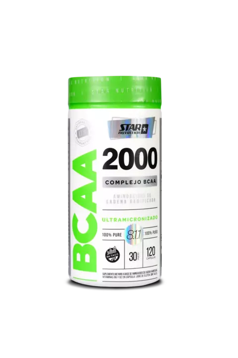 BCAA 2000 STAR NUTRITION 120 CÁPSULAS