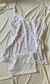 Pijama Modal Blanco Florcitas