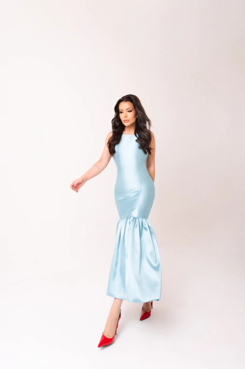 Dress Celine Bleu