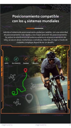 Reloj Smartwatch Nx18pro Gps Integrado Amoled HD Llamadas Bluetooth 3ATM