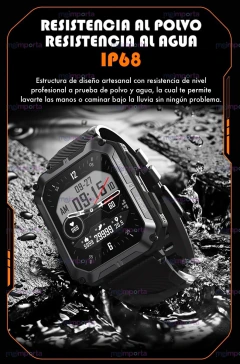 Reloj inteligente Smartwatch C20Pro Outdoor Llamadas Bluetooth IP68 - comprar online