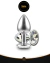 Plug anal P com Cristal - comprar online