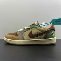 Air Jordan 1 Low Voodoo Flax and Oil Green - loja online