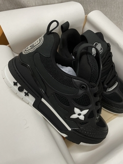 Louis Vuitton LV Skate Sneaker Black White - loja online