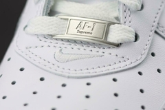 Supreme x Nike Air Force 1 Low Box Logo White - Stock Sneakers