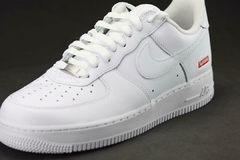 Supreme x Nike Air Force 1 Low Box Logo White na internet