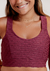 Top camilla jpepper vermelho vinho - comprar online