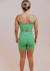 Short tradicional meryl verde primavera na internet