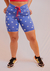 Short com bolso cós alto meryl estampado