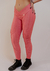 Calça legging afina cintura salmão