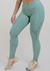 Calça legging afina cintura verde alecrim